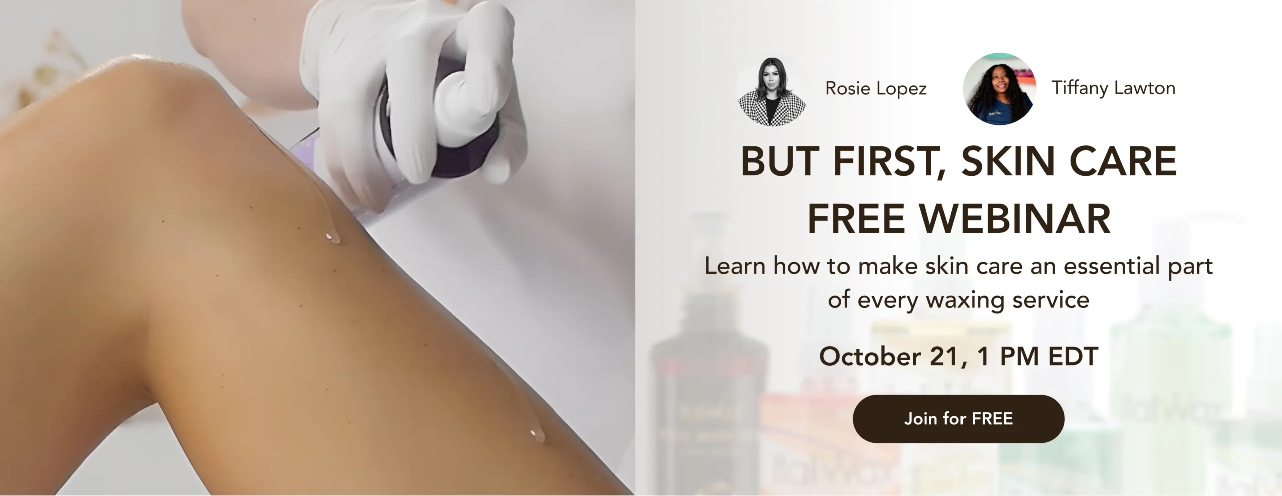 But first, skincare