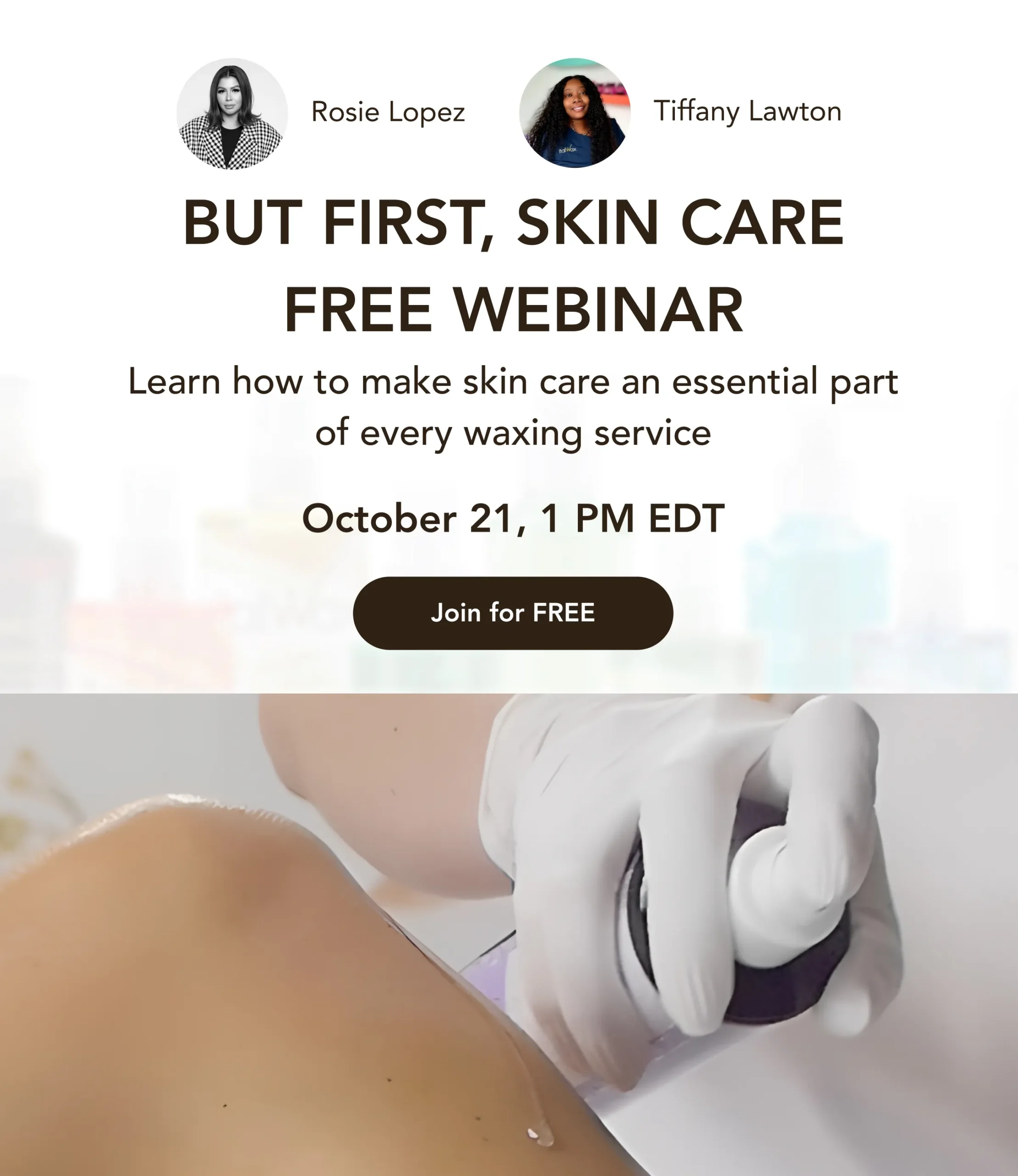 But first, skincare